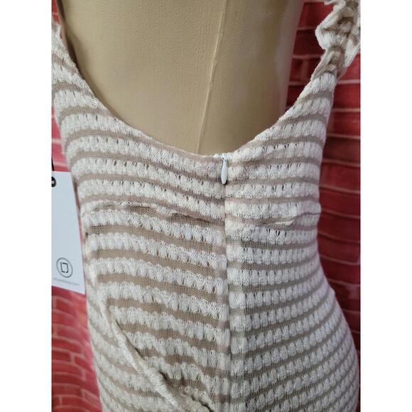 Ellejay swimwear Striped pants with ruffled straps Size S NWT #C6 - Picture 10 of 11